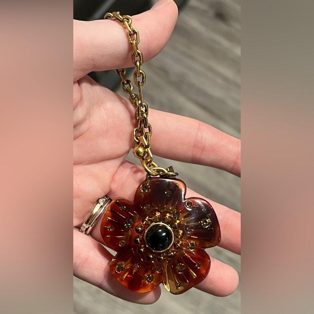 Coach RARE Tea Rose Resin Charm! - Picture 4 of 8